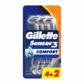 Gillette Sensor 3 comfort disposable razor blades for men