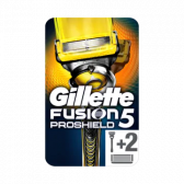 Gillette Fusion 5 pro shield shaving system for men with one razor blade