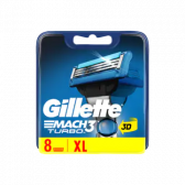 Gillette Mach 3 turbo razor blades refill