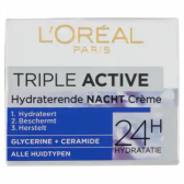 L'Oreal Paris triple active hydraterende nachtcreme