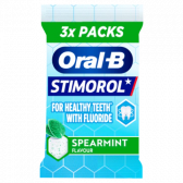 Stimorol Oral-B spearmint chewing gum sugar free 3-pack