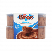 Bros Mousse milk chocolate with chocolate sauce (only available within Europe)
