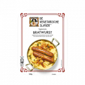 De Vegetarische Slager Vegetarische bratwurst (voor uw eigen risico, geen restitutie mogelijk)