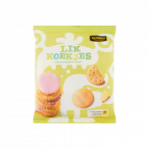 Jumbo Lik koekjes met fruitig glace laag