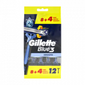 Gillette Blue 3 gladde wegwerpscheermesjes groot