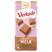 Verkade Milk tints light milk chocolate with pistachio pieces
