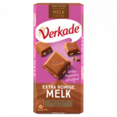 Verkade Melktinten extra romige melkchocolade met stukjes pecan