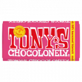 Tony's Chocolonely melkchocolade karamel biscuit reep