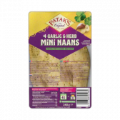 Patak's Garlic and herbs mini naans