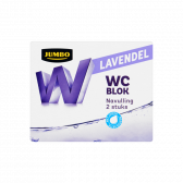 Jumbo WC blok lavendel navulling