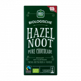 Jumbo Biologische hazelnoot pure chocolade reep