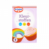 Dr. Oetker Colouring agent blue, yellow and red