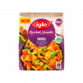Iglo Ravioli with tomato sauce  and Mediterannean vegetables stir fry sensation (only available within the EU)