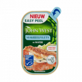 John West Mackerel filets in water MSC