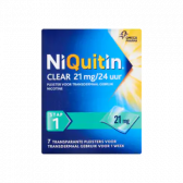 NiQuitin Clear 21 mg/24 hour nicotine step 1 plasters