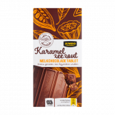 Jumbo Melkchocolade tablet met karamel zeezout