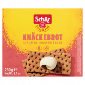 Schar Glutenvrije knapperige en dunne knackebrood met haver