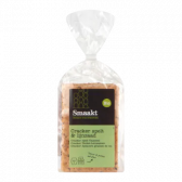 Smaakt Organic spelt and linseed crackers