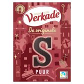 Verkade chocoladeletter puur