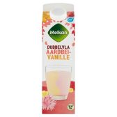 Melkan Romige Aardbeien en Vanille Dubbelvla