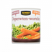 Jumbo Extra fijne carrots and green peas