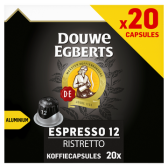 Douwe Egberts Espresso ristretto 12 coffee cups family pack
