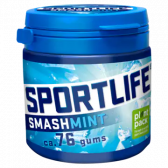 Sportlife Smashmint sugar free chewing gum jar large