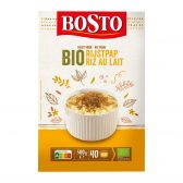 Bosto Organic rice dessert preparation