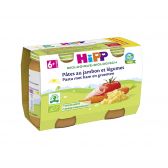 Hipp Biologische pasta met ham en groenten 2-pack (vanaf 6 maanden)