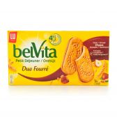 LU Belvita petit dejeuner volkoren granen koekjes met chocolade en noot