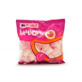 Delhaize White and pink marshmallows