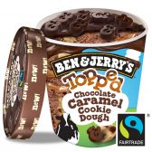 Ben & Jerry's Cookie dough caramel ice cream fair trade (only available within Europe)