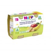 Hipp Biologische appel, banaan en koek 2-pack (vanaf 6 maanden)