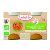 BabyBio Biologische wortel en pompoen