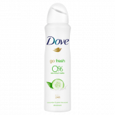 Dove Go fresh komkommer en groene thee deodorant spray (alleen beschikbaar binnen Europa)
