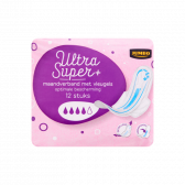 Jumbo Ultra super+ sanitary pads with wings