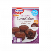 Dr. Oetker Lava verwen cakes met een gesmolten chocolade kern