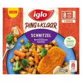 Iglo Ping and ready schnitzel with bearnaose sauce and vegetable (only available within the EU)