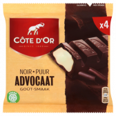 Cote d'Or Dark chocolate tablets with eggnog flavour