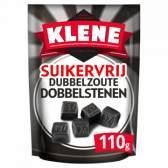 Klene Suikervrije dubbel zoute dobbelstenen drop