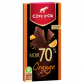 Cote d'Or Pure chocolade sinaasappel reep 70%
