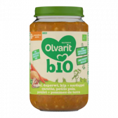 Olvarit Biologische wortel, erwtjes, kip en aardappels (vanaf 6 maanden)