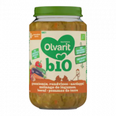 Olvarit Organic vegetable mix with beef and potatoes (from 6 months)