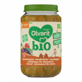 Olvarit Biologische groentenmix met rundvlees en aardappels (vanaf 6 maanden)