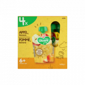 Olvarit Apple and banana smoothies 4-pack (from 6 months)