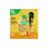 Olvarit Appel en banaan smoothies 4-pack (vanaf 6 maanden)