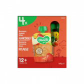 Olvarit Banaan, appel, kiwi en aardbei smoothies 4-pack (vanaf 12 maanden)