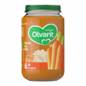 Olvarit Carrot, chicken and rice (from 6 months)