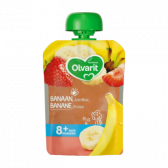 Olvarit Banana and strawberry smoothie (from 8 months)