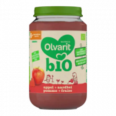 Olvarit Organic apple and strawberry (from 6 months)